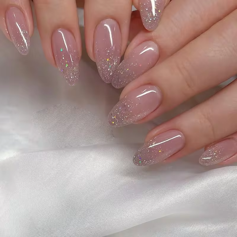 Press on Nails Shiny Glitter