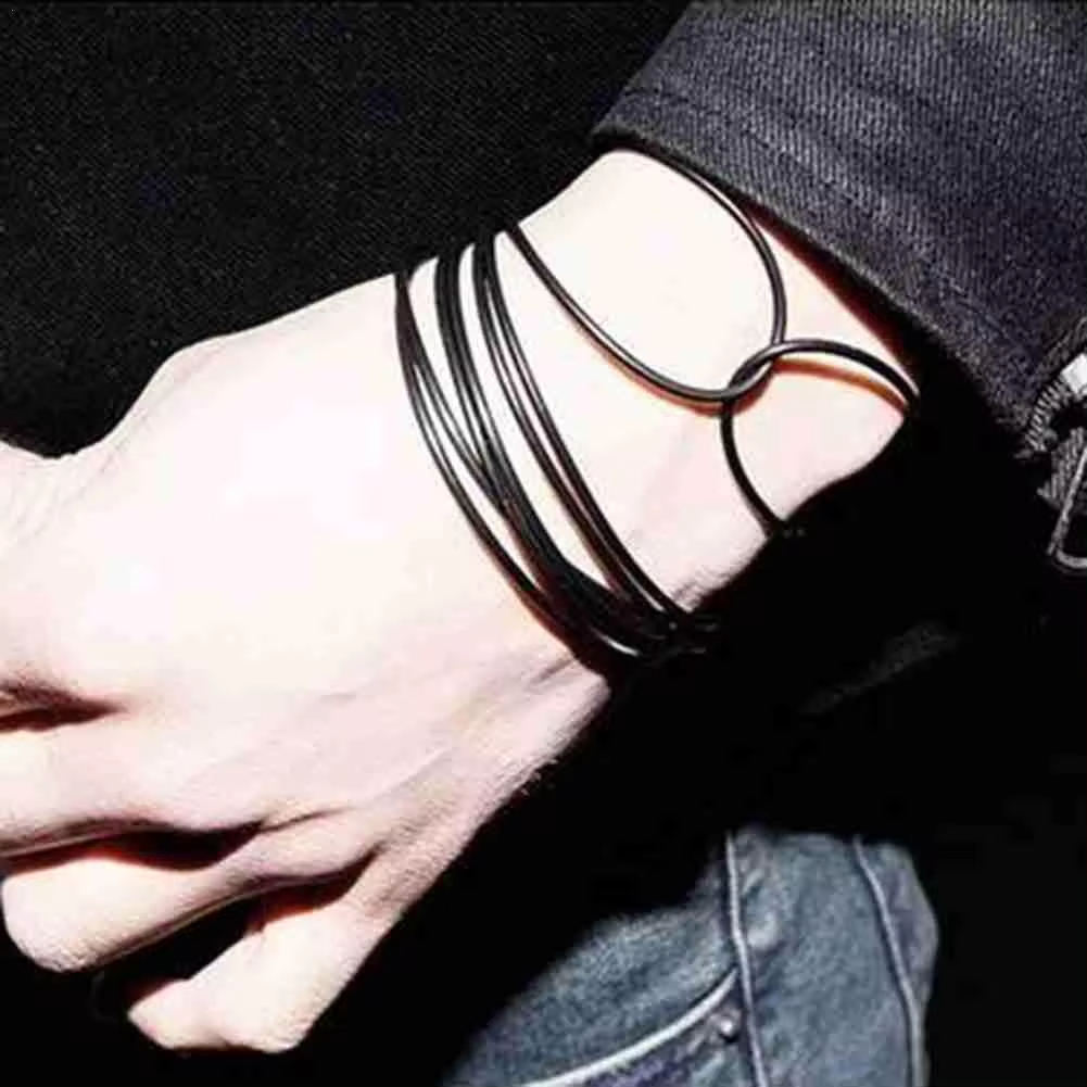 Thin Bracelets Wristband Rubber