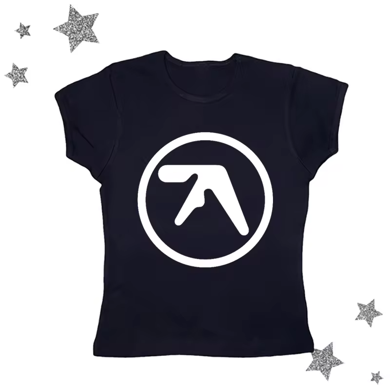 Aphex Twin Crop Top Baby Tee